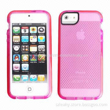 New Arrival and Large Hole Net Pattern TPU Case for iPhone 5/5S, OEM Orders are Welcome